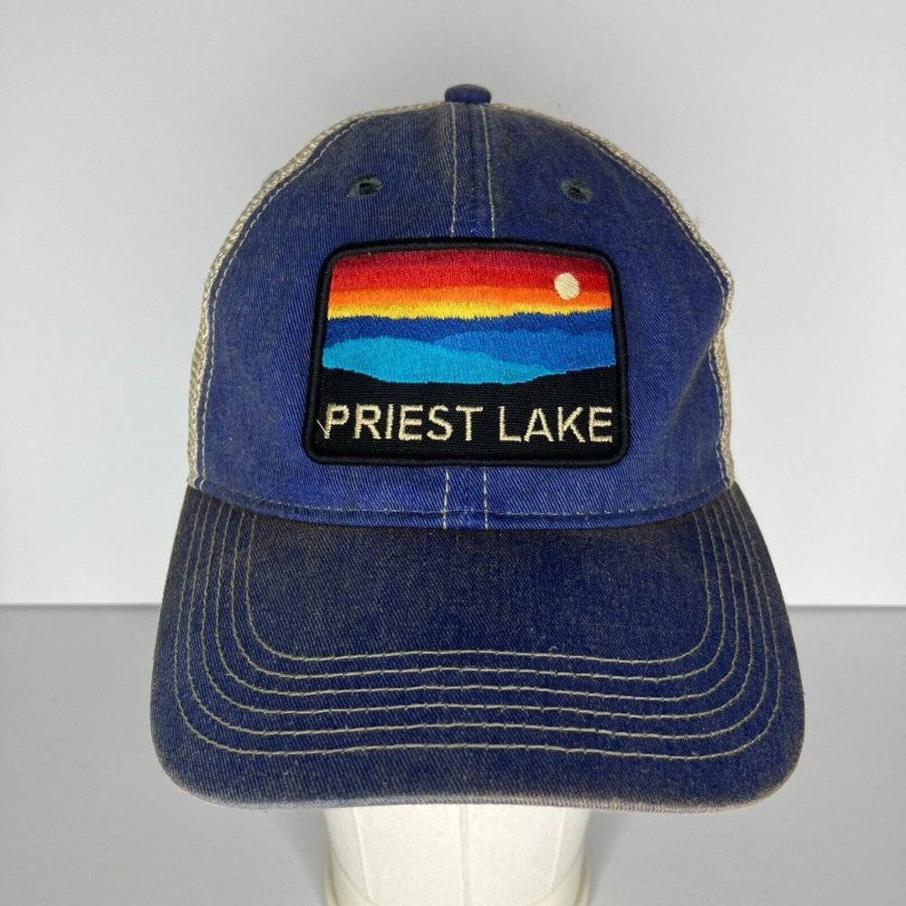 Priest Lake Idaho Adjustable Hat - Picture 1 of 8